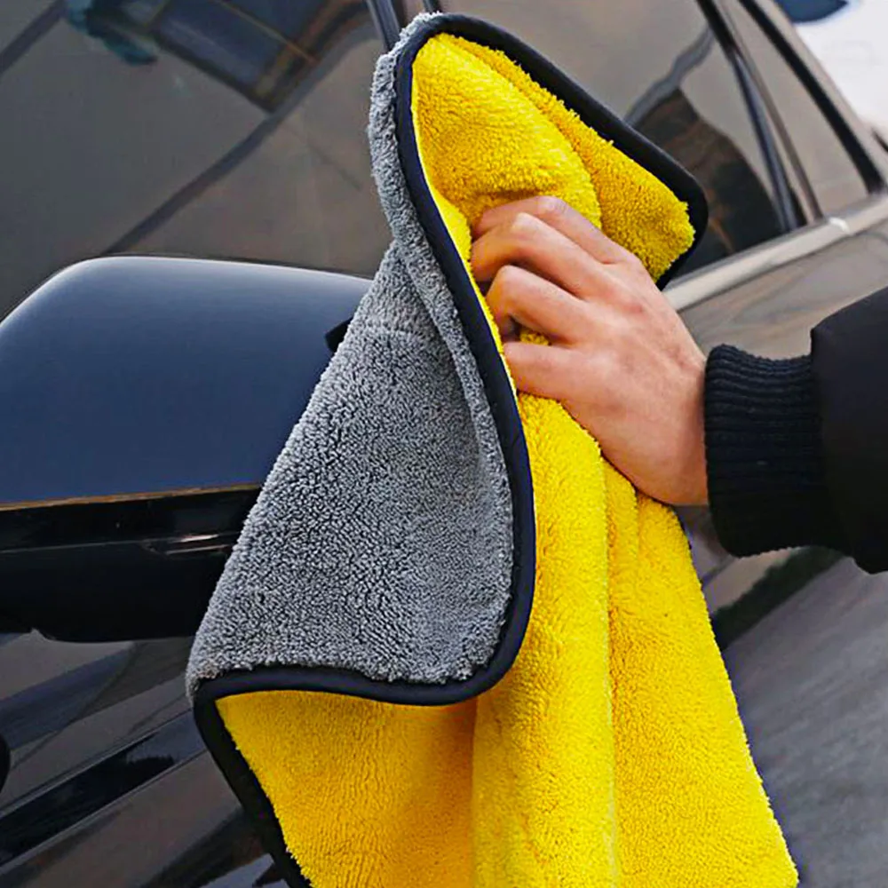 Super Absorbent Car Wash Microfiber Towel Car Cleaning Drying Cloth Large Hemming Car Care Cloth Detailing Towel (2)