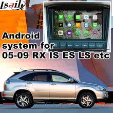 Android 6.0 de navegação GPS box para 2005-2009 Lexus Is ES GS caixa de interface de vídeo GVIF LS RX espelho link youtube jogar iGO waze