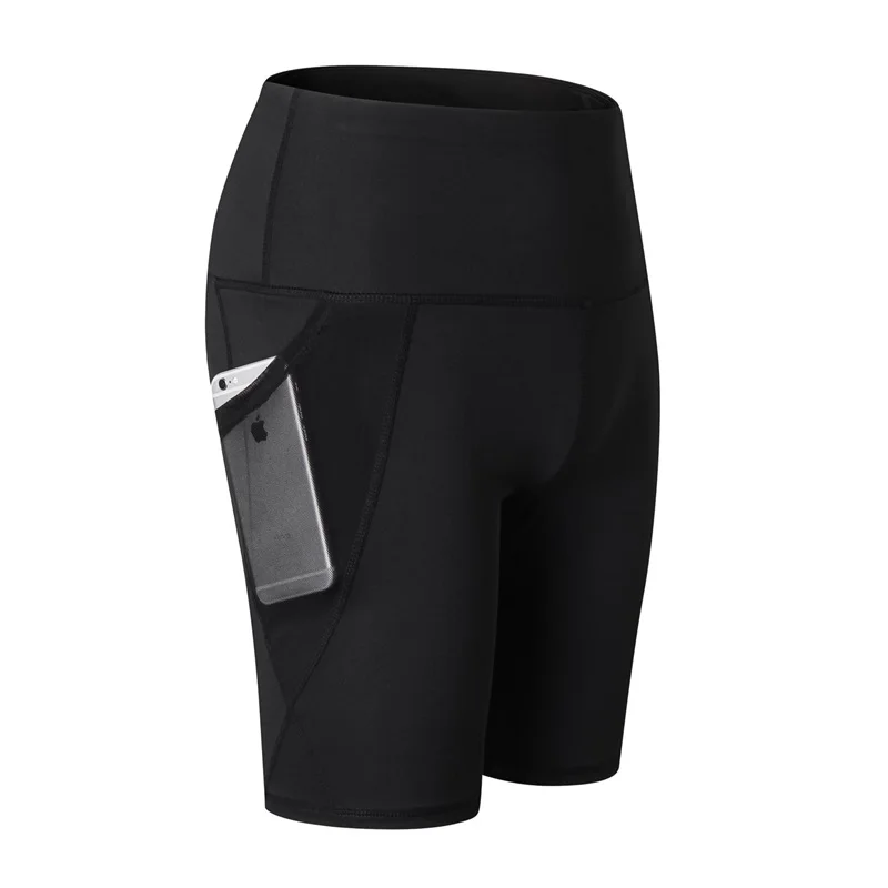 LAISIYI 2019 النساء قصيرة تنفس الرياضة طماق ضرب اللون خليط اللياقة البدنية تجريب تشغيل Leggins الداخلية بطانة أسفل