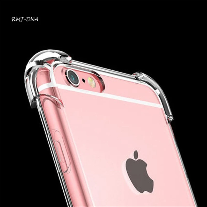 Bumper phone Cases For iPhone 6 6s 7 Plus Coke Cover Anti knock Clear