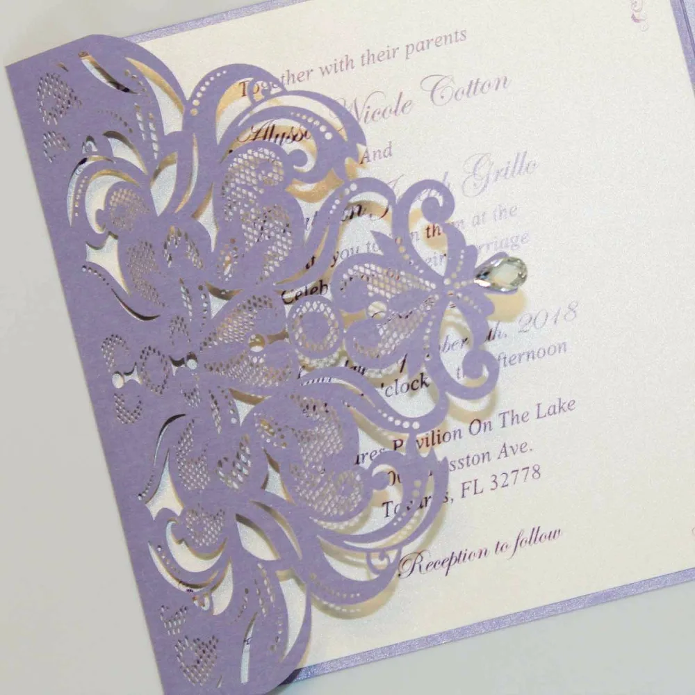 Laser Cut Invitations
