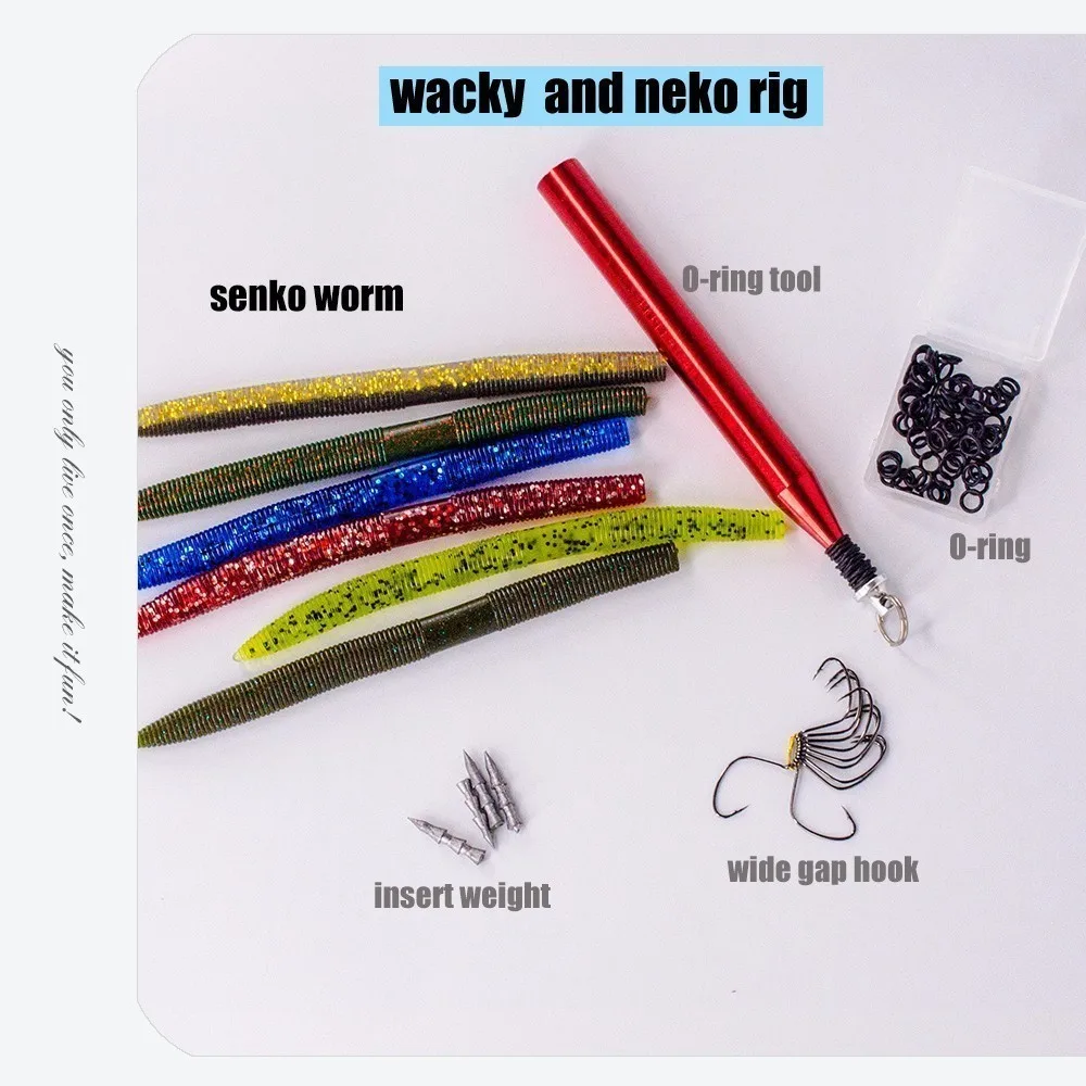 10 шт./лот рыболовный крючок для ловли рыбы Senko червь и livebait Wacky Rig рыболовные крючки из высокоуглеродистого материала