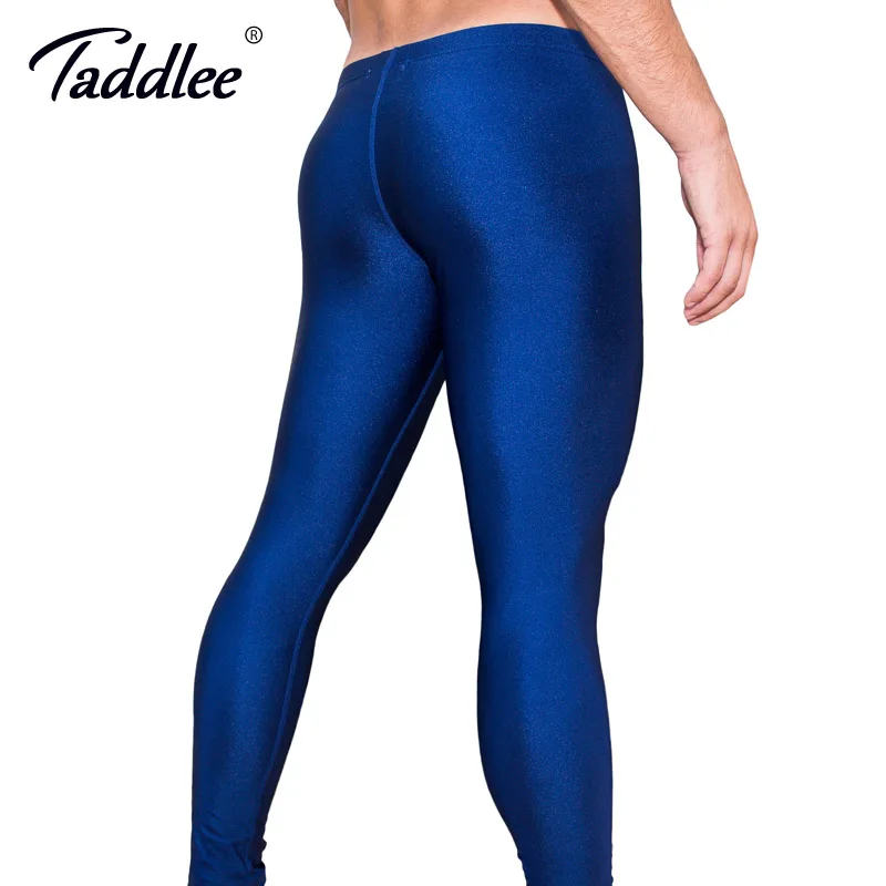 

Taddlee Brand Sexy Long Pants Pencil Tight High Stretch Low Waist Men Bottoms Active Jogger Pants Gay Men's Workout Legging New