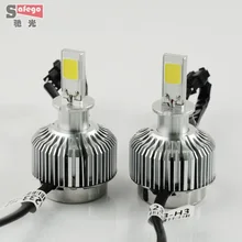 h3 66w 6000LM COB LED headlight Car H3 headlamp LED 6000K headlight FOR h3 Car LED Headlight Fog light Bulb 12v