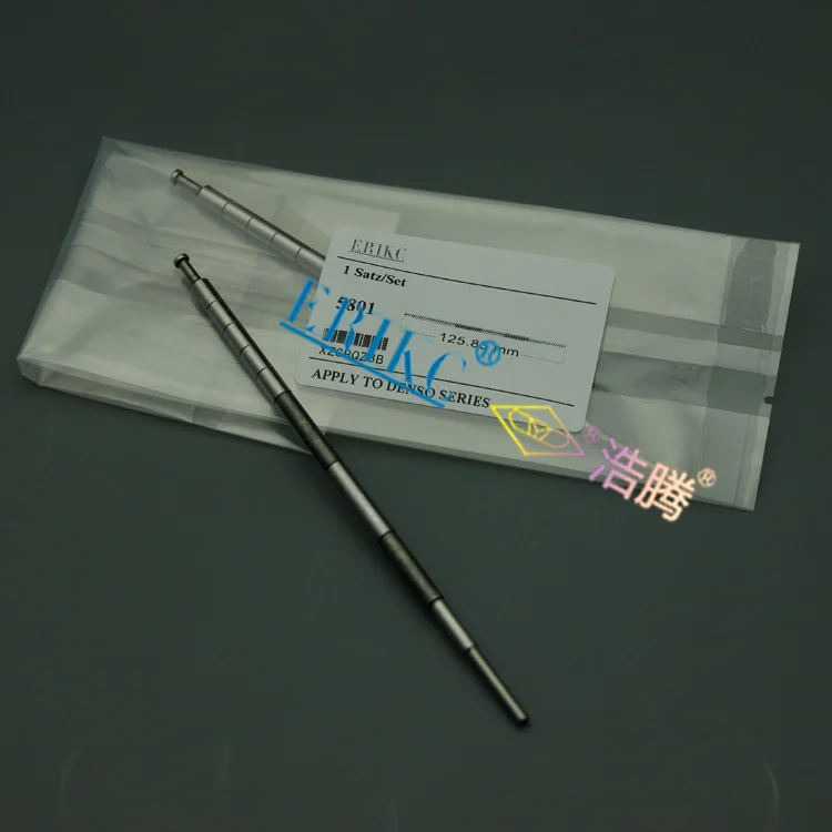 

ERIKC, стержень клапана для дизельного топлива с общей топливной магистралью 5801 и инъекторный клапан, длина поршня = 125,85 мм для инжектора 095000-6253 095000-6252