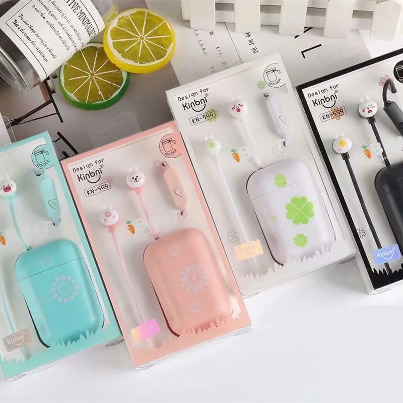 CHICLITS-Cute-Rabbit-Earphones-3-5MM-With-Mic-Music-Universal-Earplugs-With-Storage-Box-For-Xiaomi_