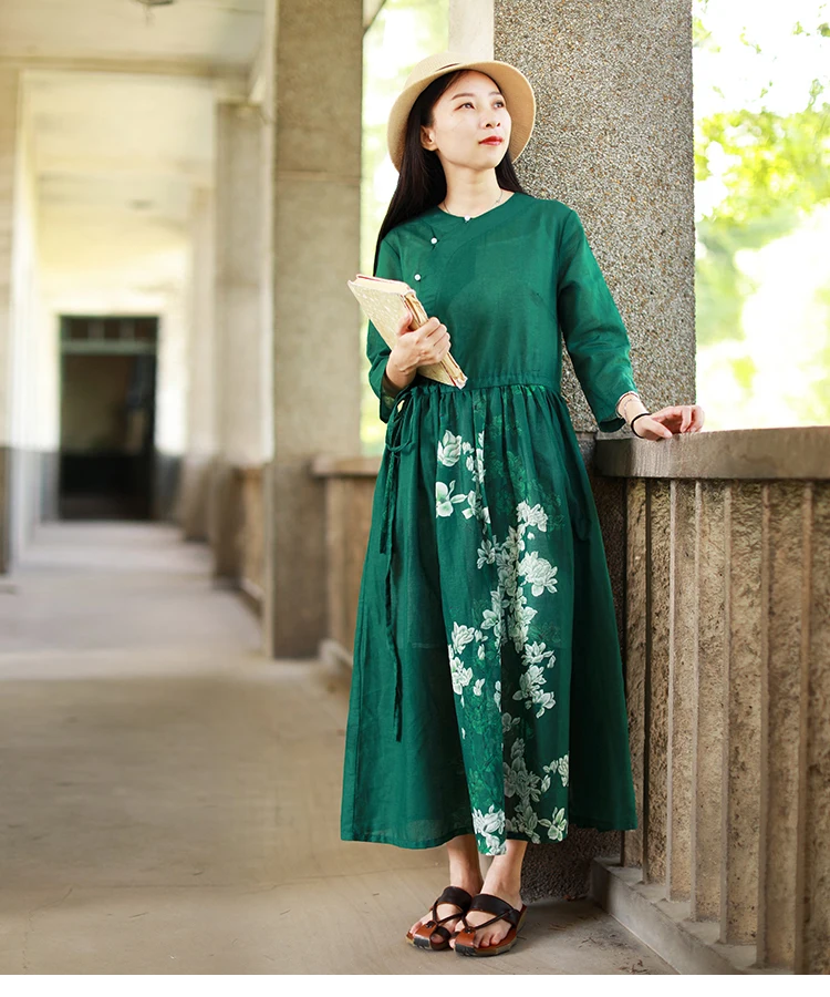 green floral dress (1)