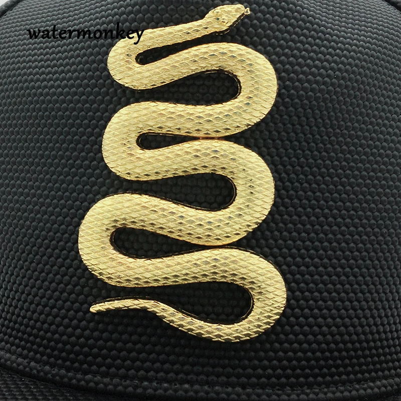 Для женщин кожа Бейсбол Кепки S Daft рок Snapback без каблука Шапки Джаз золотой Змея