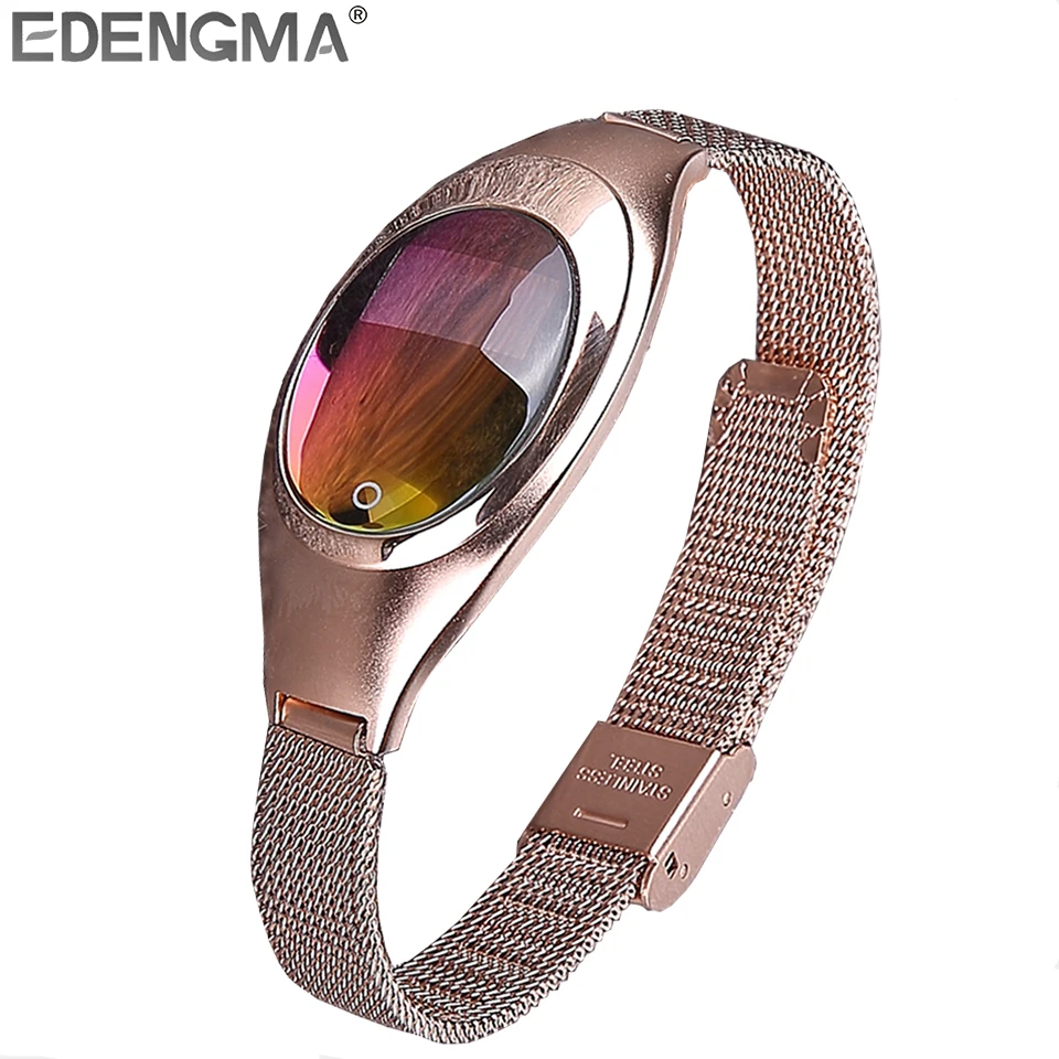 Z18 женские наручные часы 0 49 дюймов OLED металлический ремешок на запястье