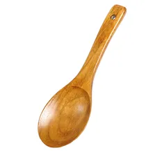 Деревянная Ложка Вилка бамбуковая кухонная посуда инструменты суп-Чайная ложка посуда