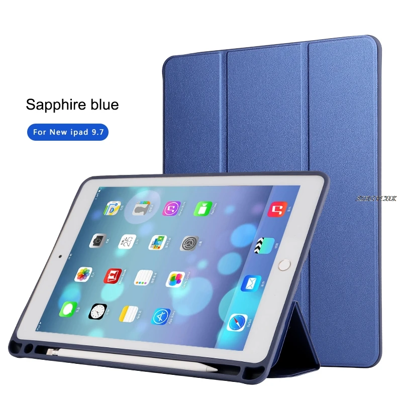 Чехол из ТПУ для нового iPad 9,7, сумка, чехол с карандашом, для iPad 9,7, выпуск A1822 A1823 A1893 A1954