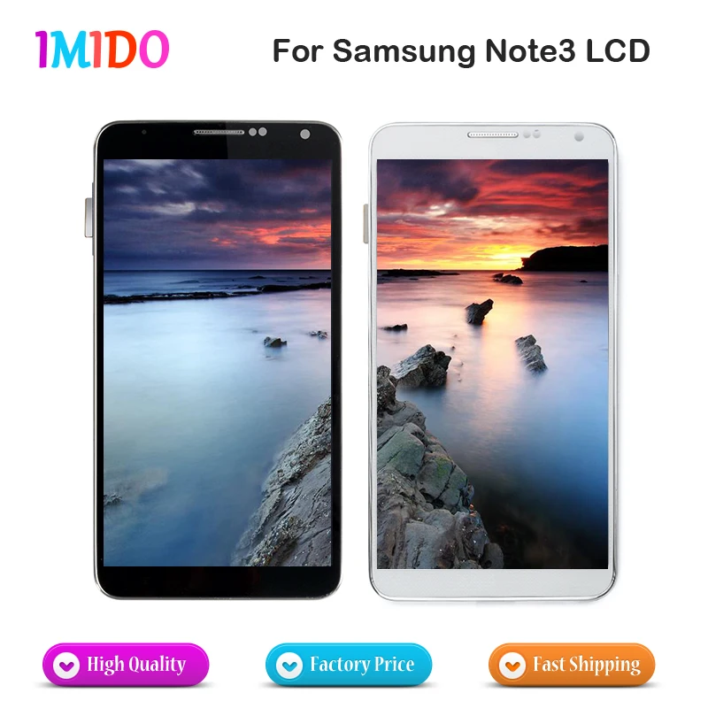 

10Pcs Wholesale LCD Display For Samsung Galaxy Note3 N900 N9000 N9005 N900A LCD Touch Screen Digitizer Assembly Replacement