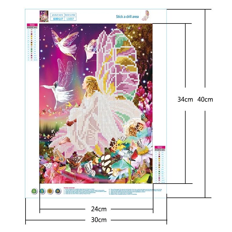 Алмазная картина DIY Elf girl вышивка продажа 5D алмазная декоративная ручная роспись