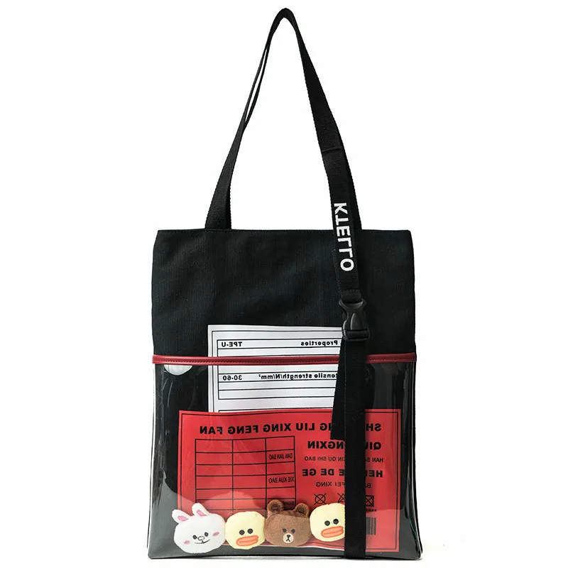 

Literature Canvas Bag 2018 Crossbody Bags For Women Leather Handbags Luxury Handbags Women Bags Designer Letter Totes Sac A Main