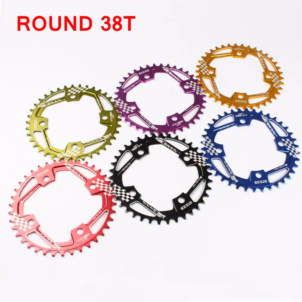 

AL 7075 30/32/34/36/38T Super Light 104BCD Mountain Bicycle Chain Ring Cranksets Cycle Parts Round MTB Bike Chainwheel Chainring