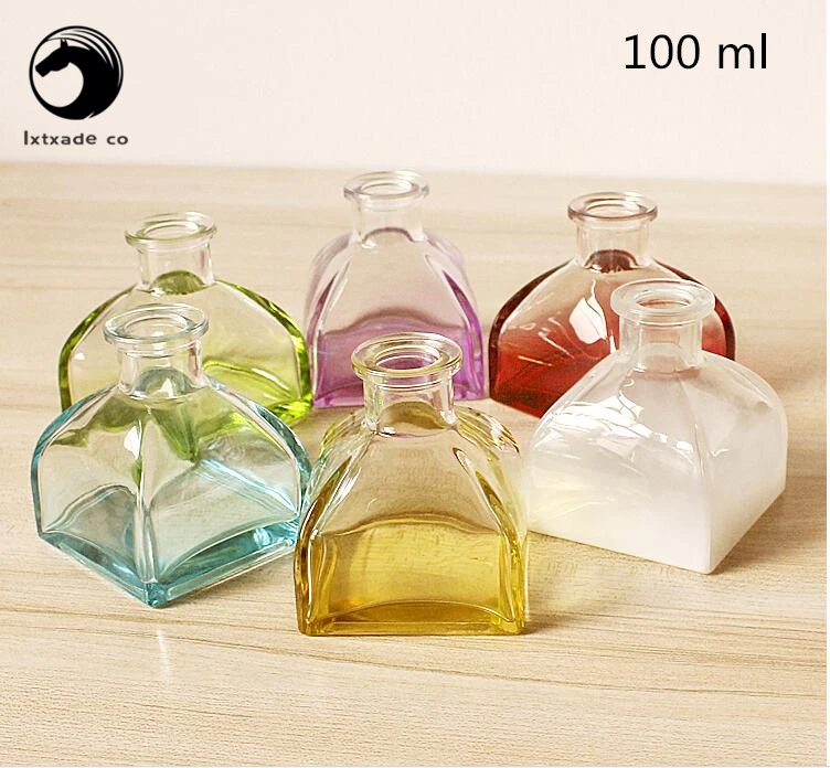 

Free Shipping 100 ml Clear and transparent Glass Empty perfume Bottle parfume Aroma fragrance deodorized bottle containers