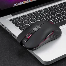 1600 dpi 2,4 ГГц Беспроводная оптическая Механическая мышь 7 цветов свет для ПК компьютера ноутбука беспроводные мыши игровой для домашнего офиса