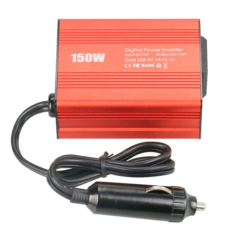 Mr Cartool 150 W автомобиля Мощность инвертор DC 12 V до 110 В переменного тока