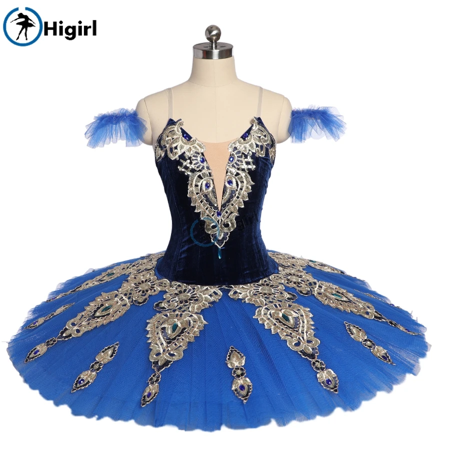 Buy Adult Professional Ballet Tutu Deep Blue Gold