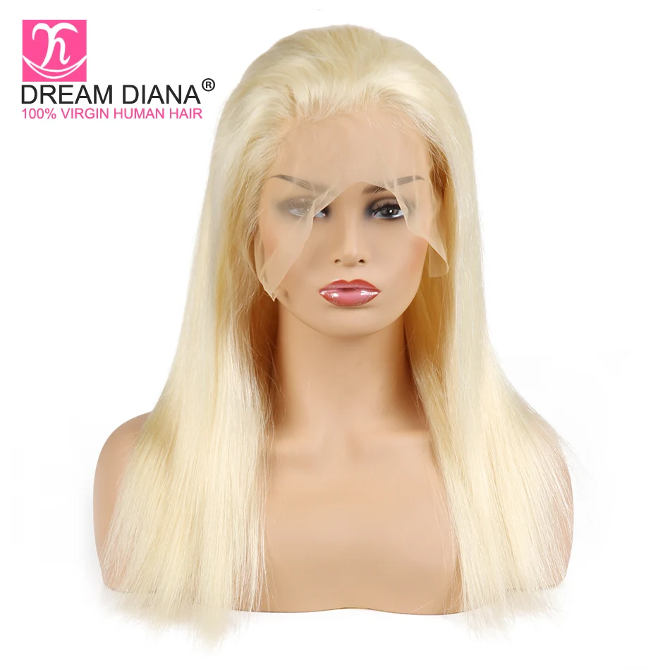 Мечта бразильский светловолосый парик 613 кружево спереди парик медовый блонд прямой фронтальный парик 150 Плотность парики Remy Экспресс