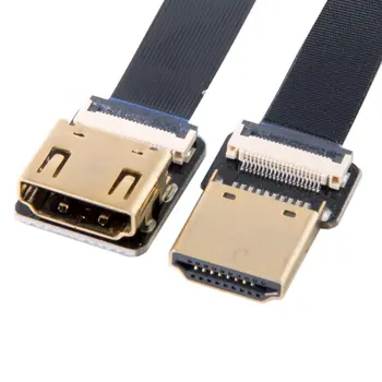 

CYDZ CYFPV Straight HDMI Type-A Male to Female FPC Flat Cable for HDTV Multicopter Aerial Photography