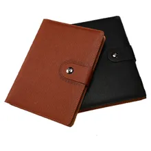 Looseleaf Notebook Thickening Notebook Stationery Work Note Book Conference Handbook Business mirui leather hardcover notebook cute cartoon cat mini handbook snap fastener type retro thickening notebook