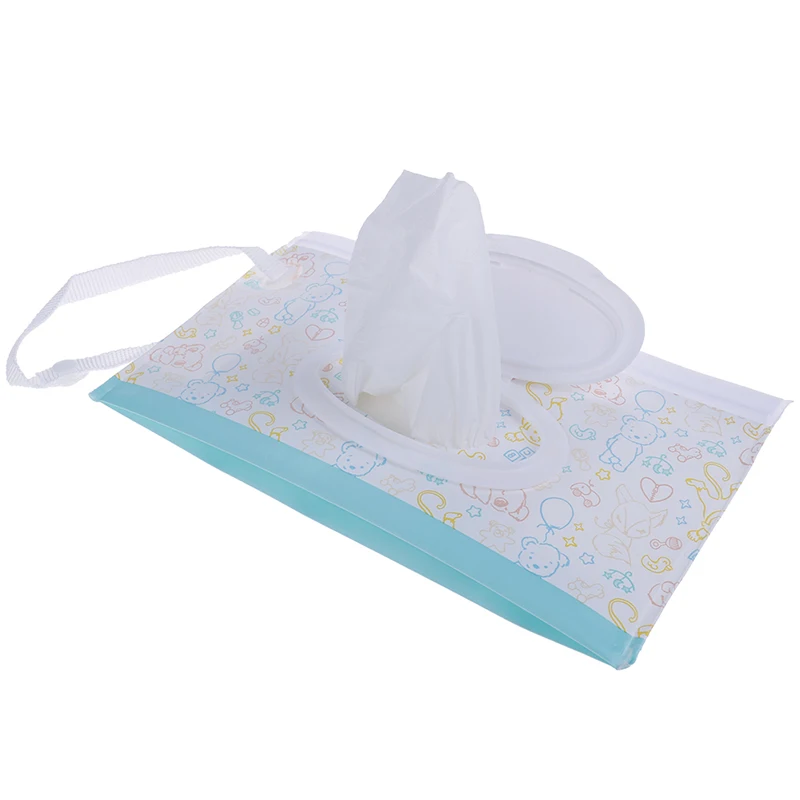 1PCS Baby Wet Wipes Bag Skin Care Outdoor Travel Eco-friendly Clutch and Clean Wipes Container Reusable Wet Cover
