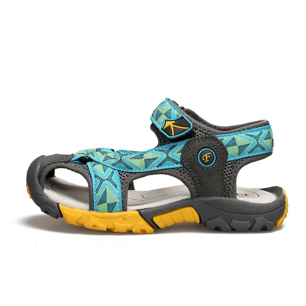 MUQGEW/Новое поступление; Летние повседневные сандалии для мальчиков; дышащая пляжная обувь для малышей;