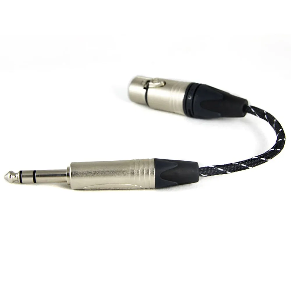ZY Cable ZY 006 PAILICCS CABLE Balance headphone adapter cable 4 pin XLR Female to 6 35 Male cable