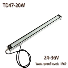 HNTD 20 Вт DC 24 В светодиодный металлический рабочий светильник станок с ЧПУ рабочий инструмент светильник ing TD47 водонепроницаемый IP67 Светодиодный панельный светильник
