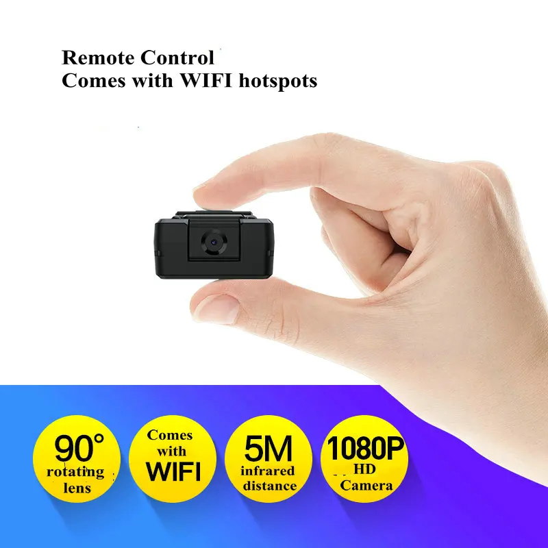 Wearable Mini WiFi Camera Mini DV 1080P Full HD H
