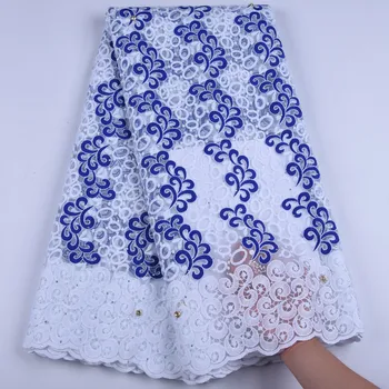 

African Net Lace Fabric Milk Silk Lace With Stones French Lace Fabric High Quality Nigerian Lace Fabric For Wedding Dress1630B