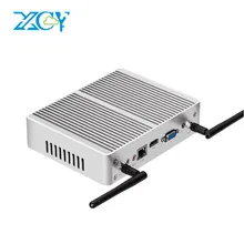 XCY Dual Core Mini PC i3 5005u 4010u 4010y i5 4210y Fanless Micro Computer Desktop HTPC TV BOX HDMI VGA Windows 10 WiFi