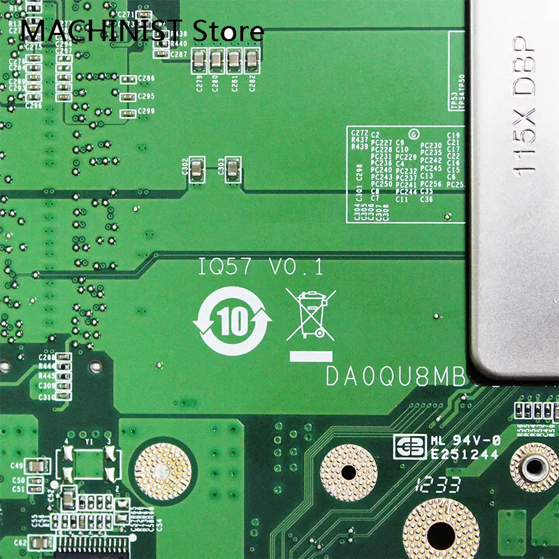 Оригинальная материнская плата для Lenovo AIO M70Z M90Z M92Z M9000Z IQ57 Q57 DDR3 LGA1155 DA0QU8MB6I0