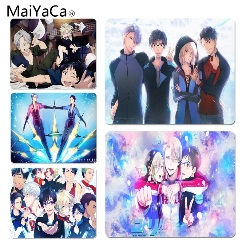 

MaiYaCa Top Quality Cute Anime Yuri on ice Large Mouse pad PC Computer mat Size for 18x22cm 25x29cm Rubber Mousemats