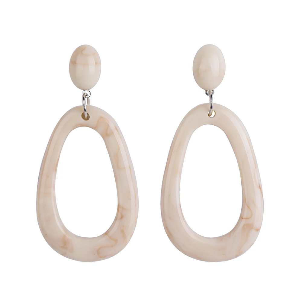 

GuanLong Drop Shipping Fashion Acrylic Water Drop Earrings Jewelry Wholesale 2018