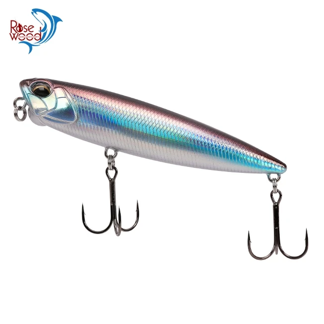 

RoseWood Top Water Swimming Bait 3D Series Popper 85MM 10G Topwater Fishing Lure Hard Floating Artificial Bait Fishing Tackle