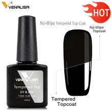Venalisa Tempered No Wipe Top Coat Base Gel Top Coat Matte Top Nail Gel 7.5~12ml All Nail Base&Top Gel Venalisa Tempered No Wipe Top Coat Base Gel Top Coat Matte Top Nail Gel 7.5~12ml All Nail Base&Top Gel