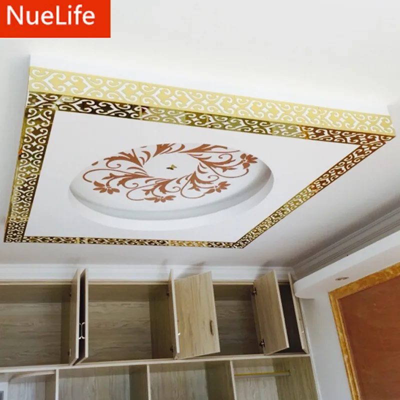  10pcs 3d irregular pattern acrylic mirror stickers porch living room bedroom ceiling TV sofa backgr - 32866329705