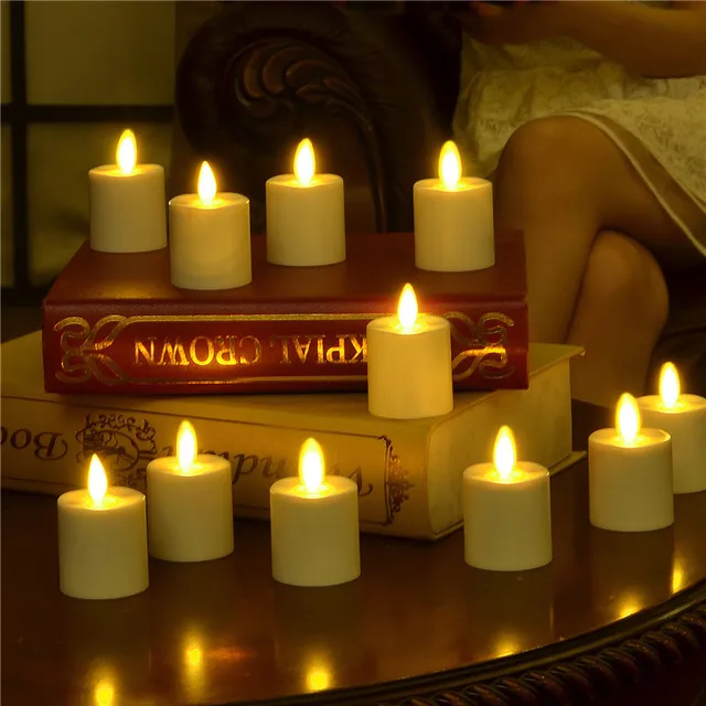 Buy Rechargeable Luminara Votive Tealight Candle 6 Set