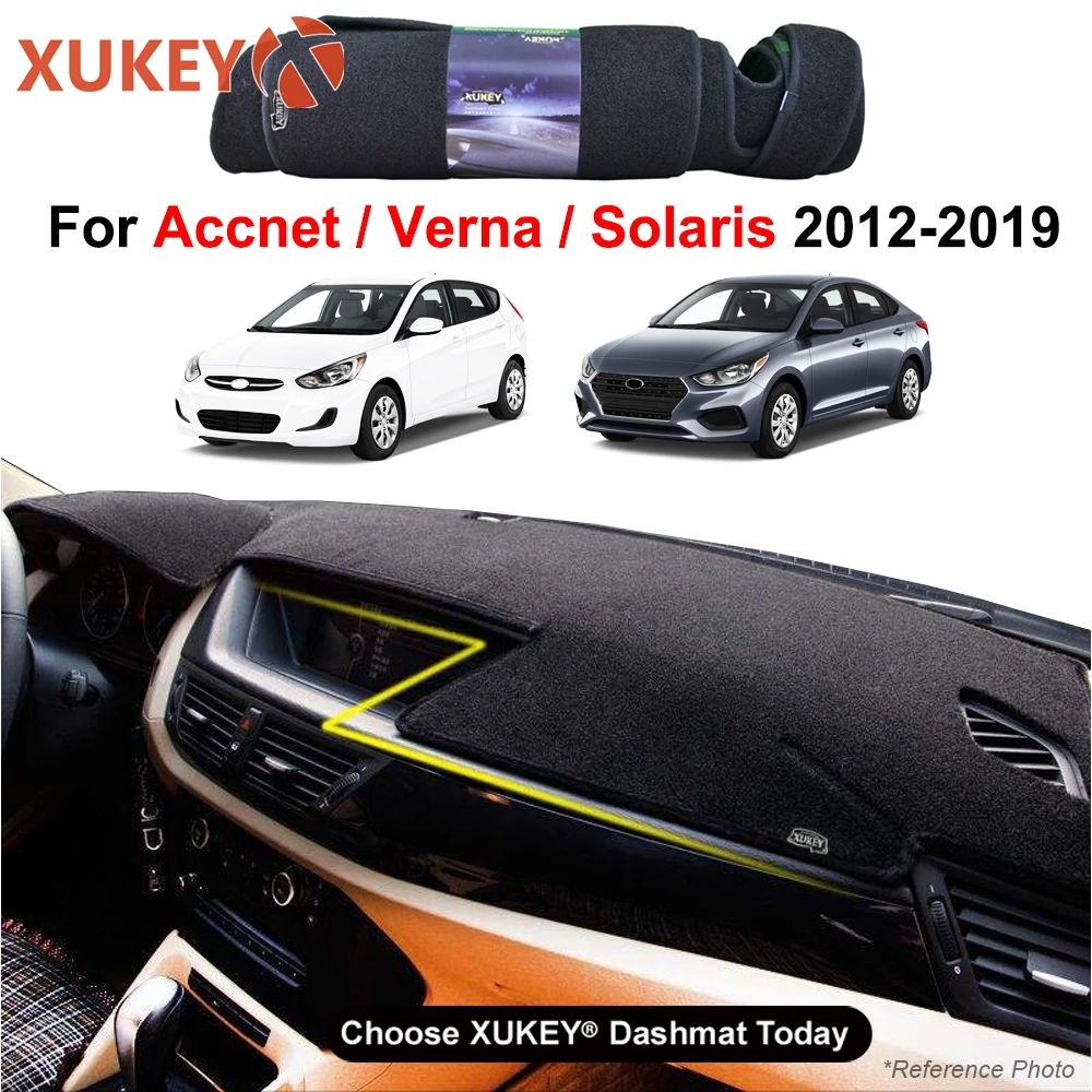 

Car Dash Cover Mat Dashmat Dashboard Cover Carpet Pad For Hyundai Accent Solaris Verna 2012 2013 2014 2015 2016 2017 2018 2019