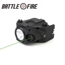  Rechargeable Subzero Tactical Micro Green Laser gun collimator sight  pointer with LED Flashlight   handgun  lazer fleshligh
