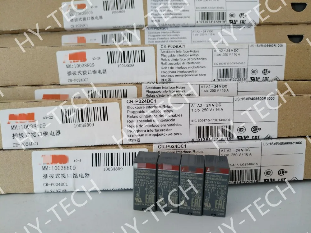 New and Original Intermediate relay CR P024DC1 Pluggable interface ...