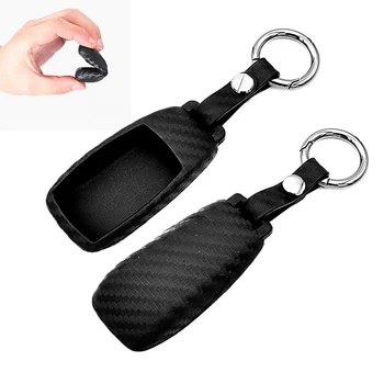 

Silicone Fiber Fob Replace Accessory Key Cover Replacement For Mercedes-Benz W213 E S Class Carbon Smart High Quality Useful