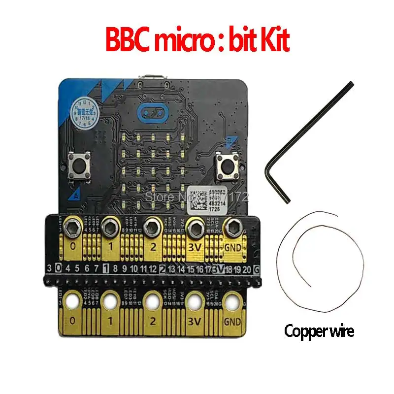 BBC micro:bit Bluetooth Flash Cortex M0 карманный компьютер для детей начинающих изучение питона с