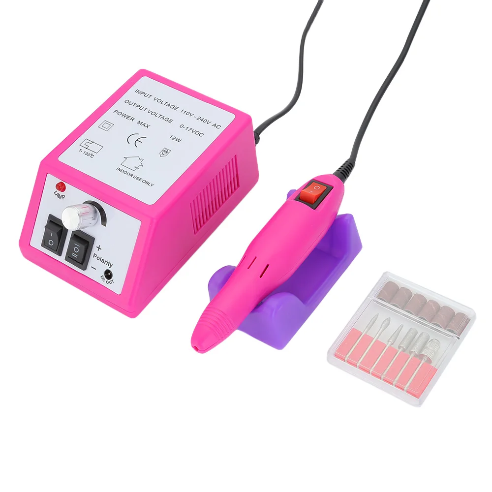 Professional Electric Nail Drill Machine Manicure Pedicure Files Tools Kit Nail Polisher Grinding Glazing Machine For Gel Polish 1