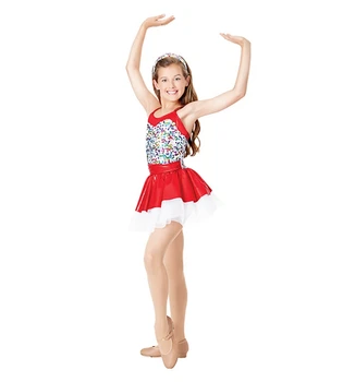 

2018 New Leotard Dance Costume Costumedancewear Girls Ballet Skirt Sequined Costumes Cheerleading Clothes Performance Clothing