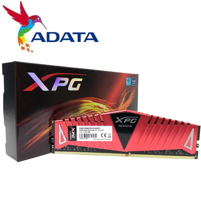 ADATA XPG Z1 PC4 ddr4 ОЗУ 8 Гб 3000 МГц 3200 2666 DIMM память для настольного компьютера с