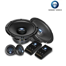 1 pair tweeter and 1 pair woofer 1 pair and 1 pair cross over 6.5 inch Car Speaker 2-way component kit Car HIFI MC-C652 au pair