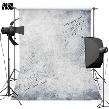 

DAWNKNOW Cement Wall New Fabric Polyester Background For Newborn Note Vinyl Backdrop For Personal Photo Studio F659